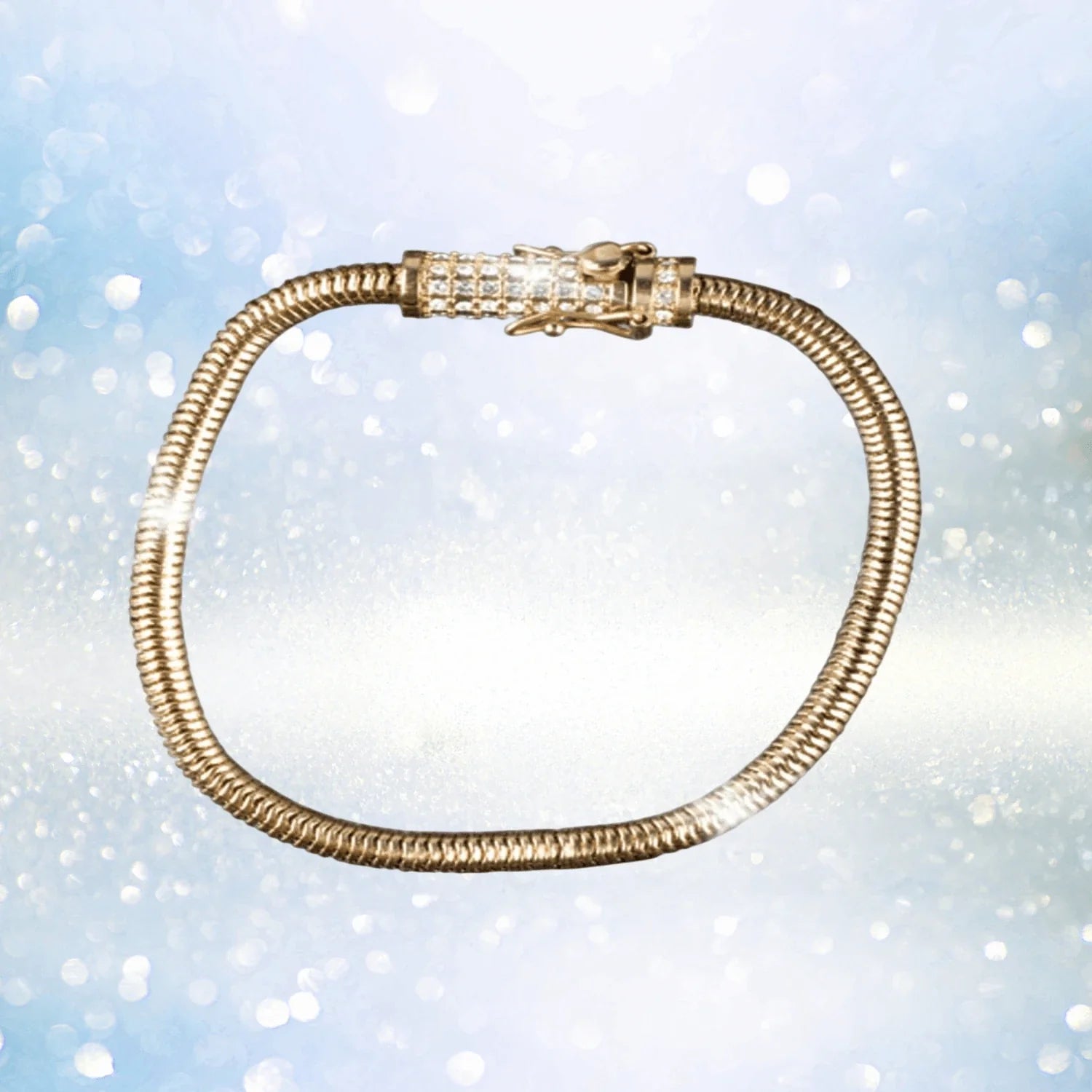 Golden Snake Chain Bracelet