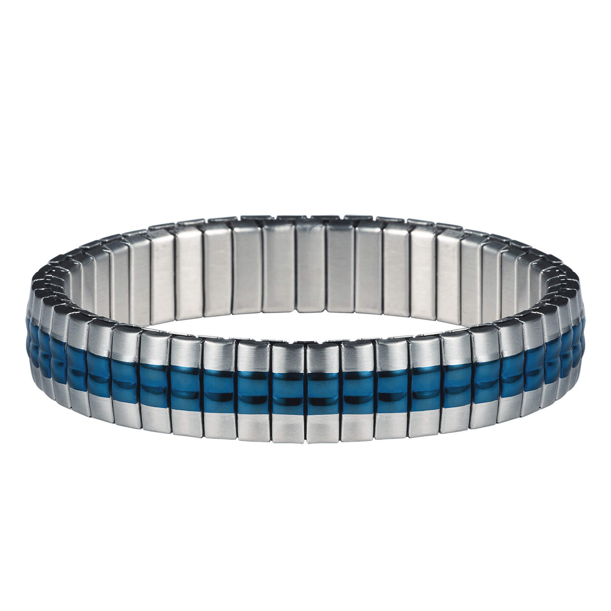 Flex Steel Blue Bracelet