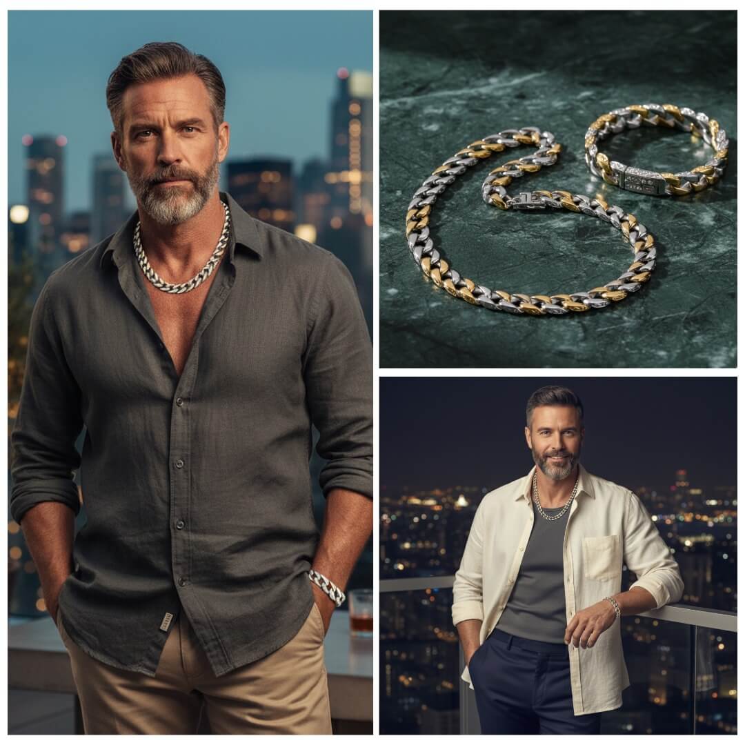 Curb Vine Men's Bracelet