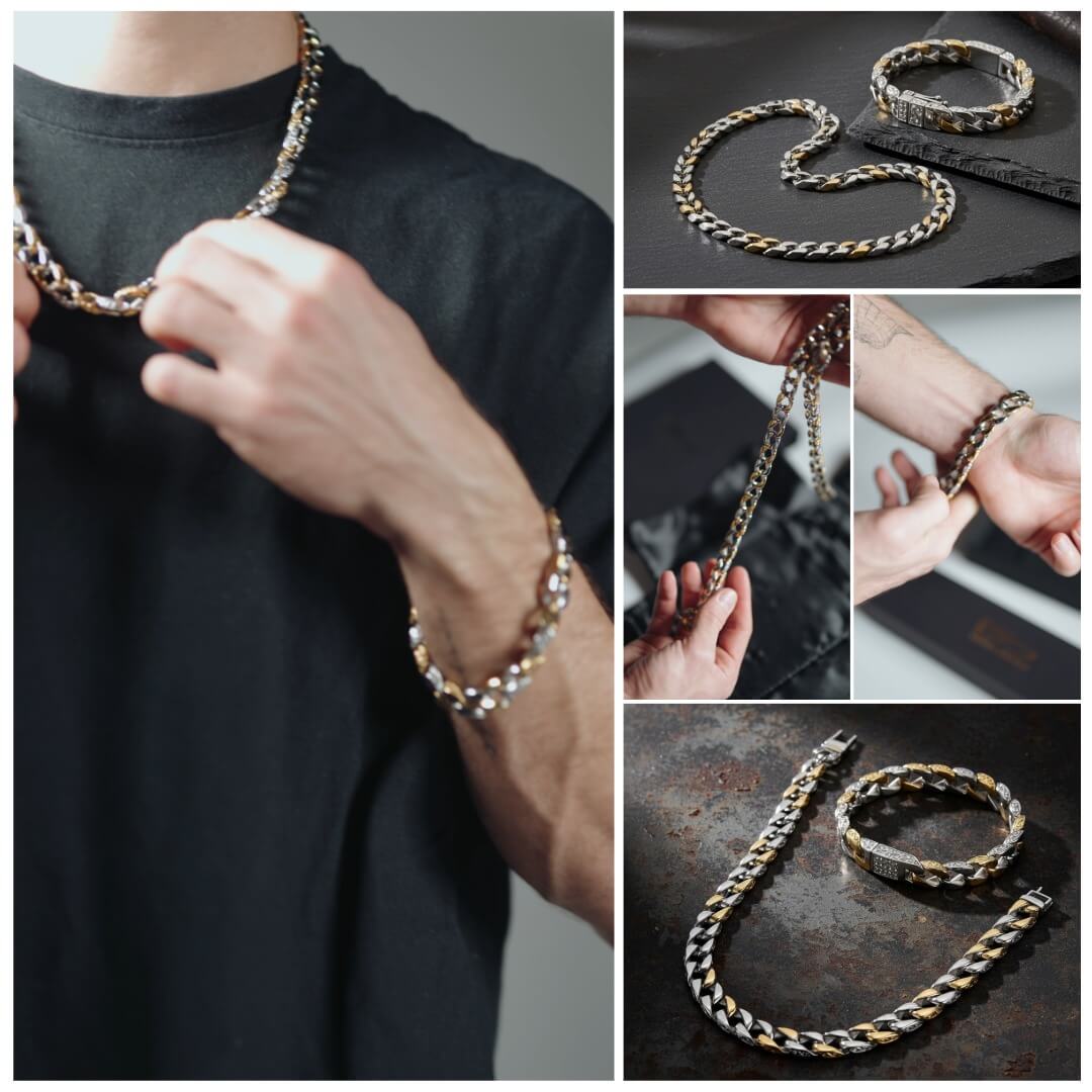 Curb Vine Men's Bracelet