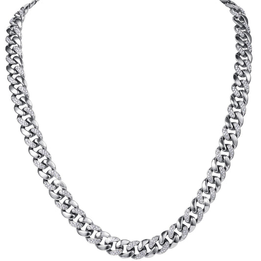 Carter Link Steel Necklace