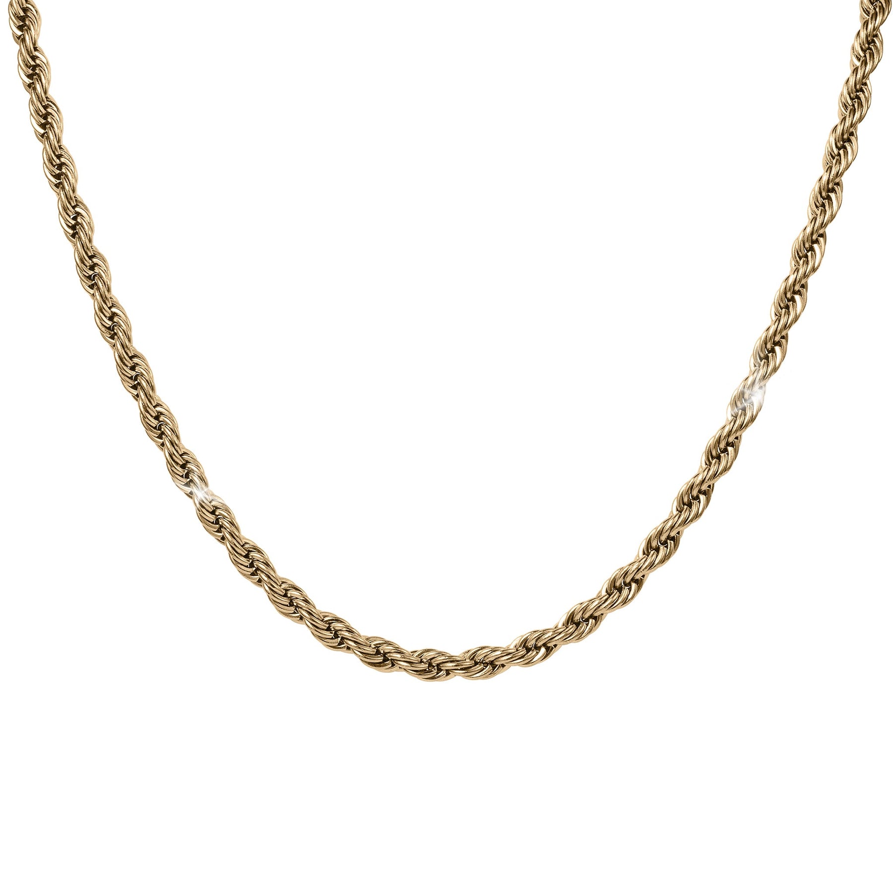 Viper Twist Rope Necklace