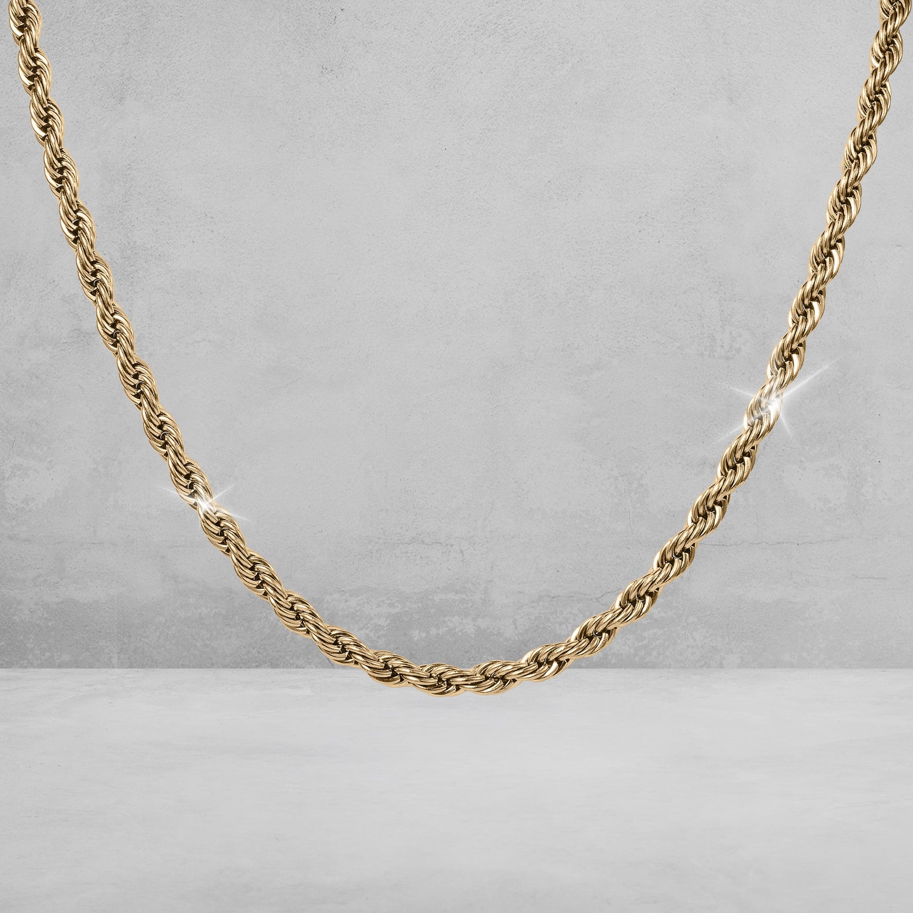 Viper Twist Rope Necklace