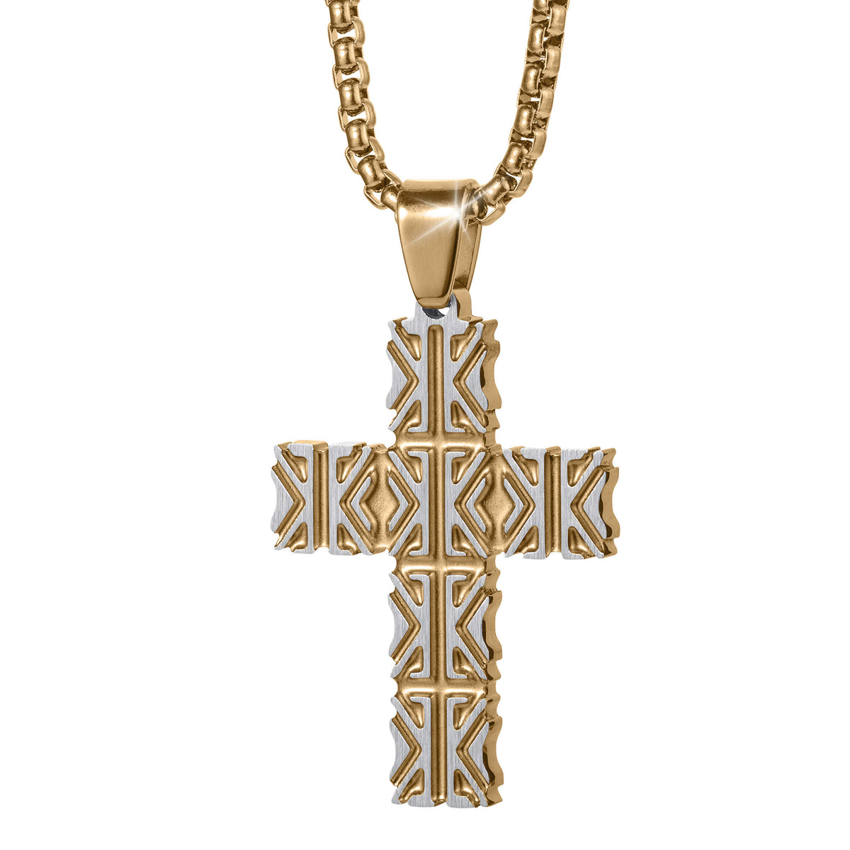 Fortress Faith Cross Pendant