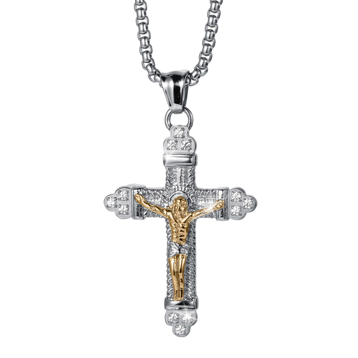 Sacred Path Crucifix Pendant