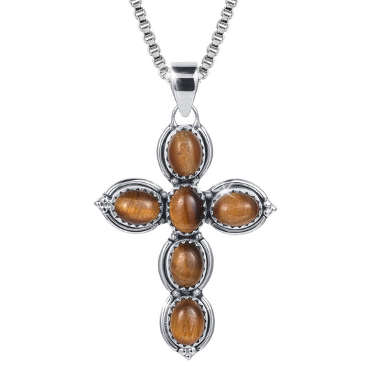 Guardian Of Strength Cross Pendant