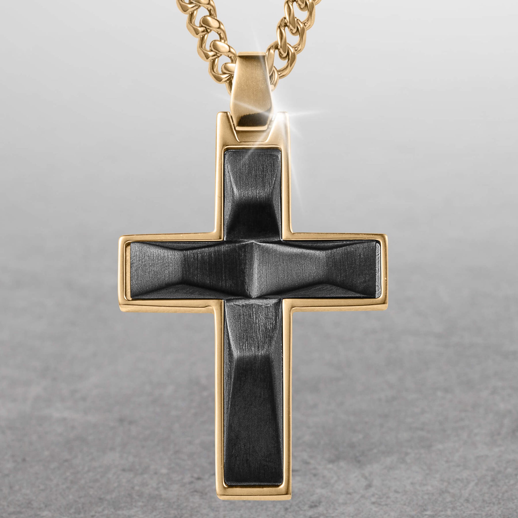 Noir Legacy Cross Pendant