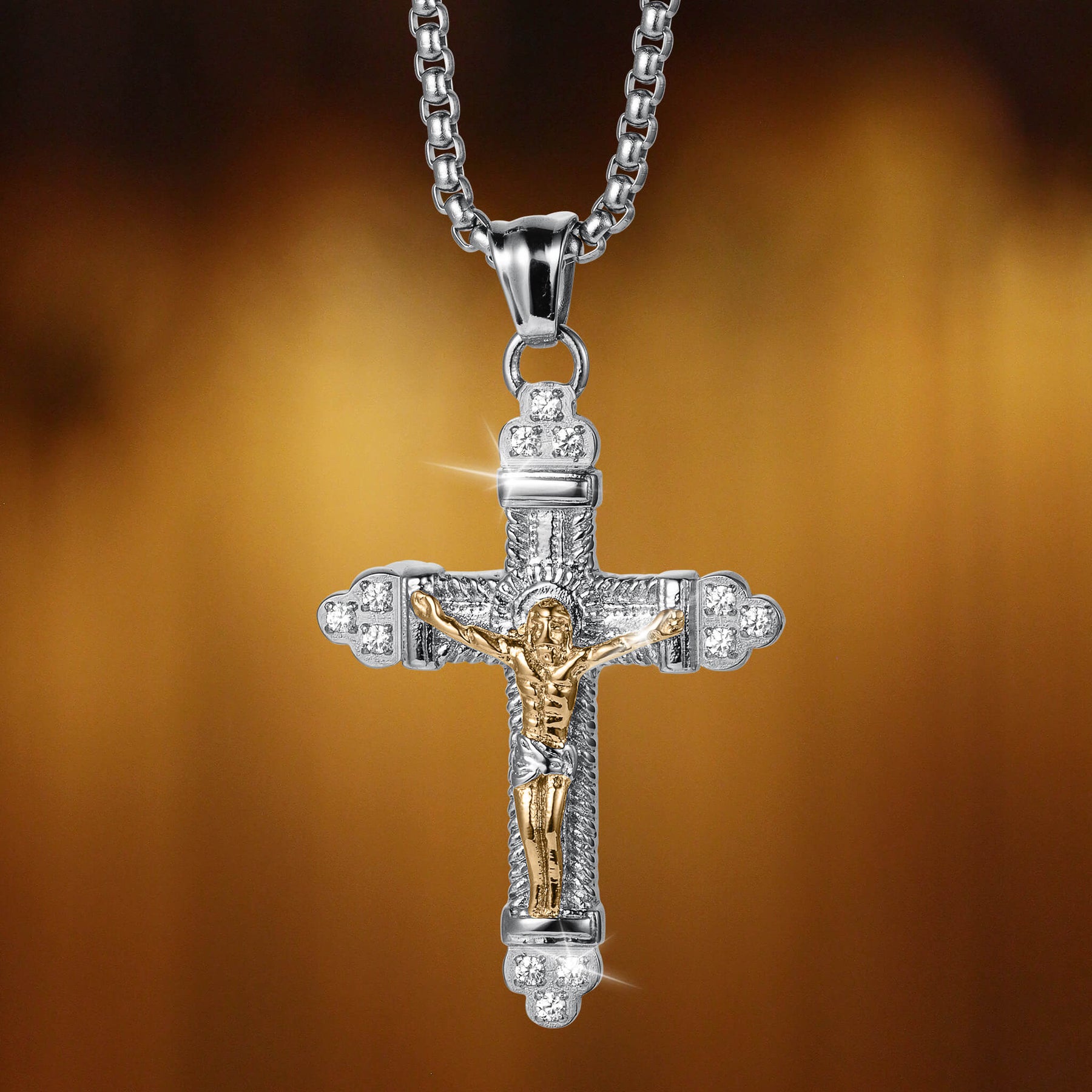 Sacred Path Crucifix Pendant