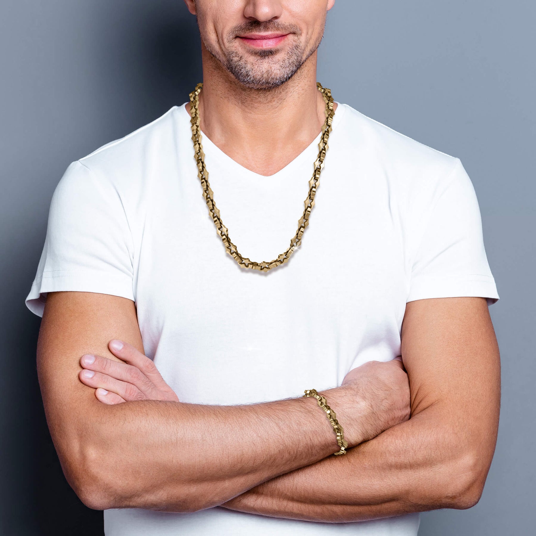 Golden Symmetry Necklace