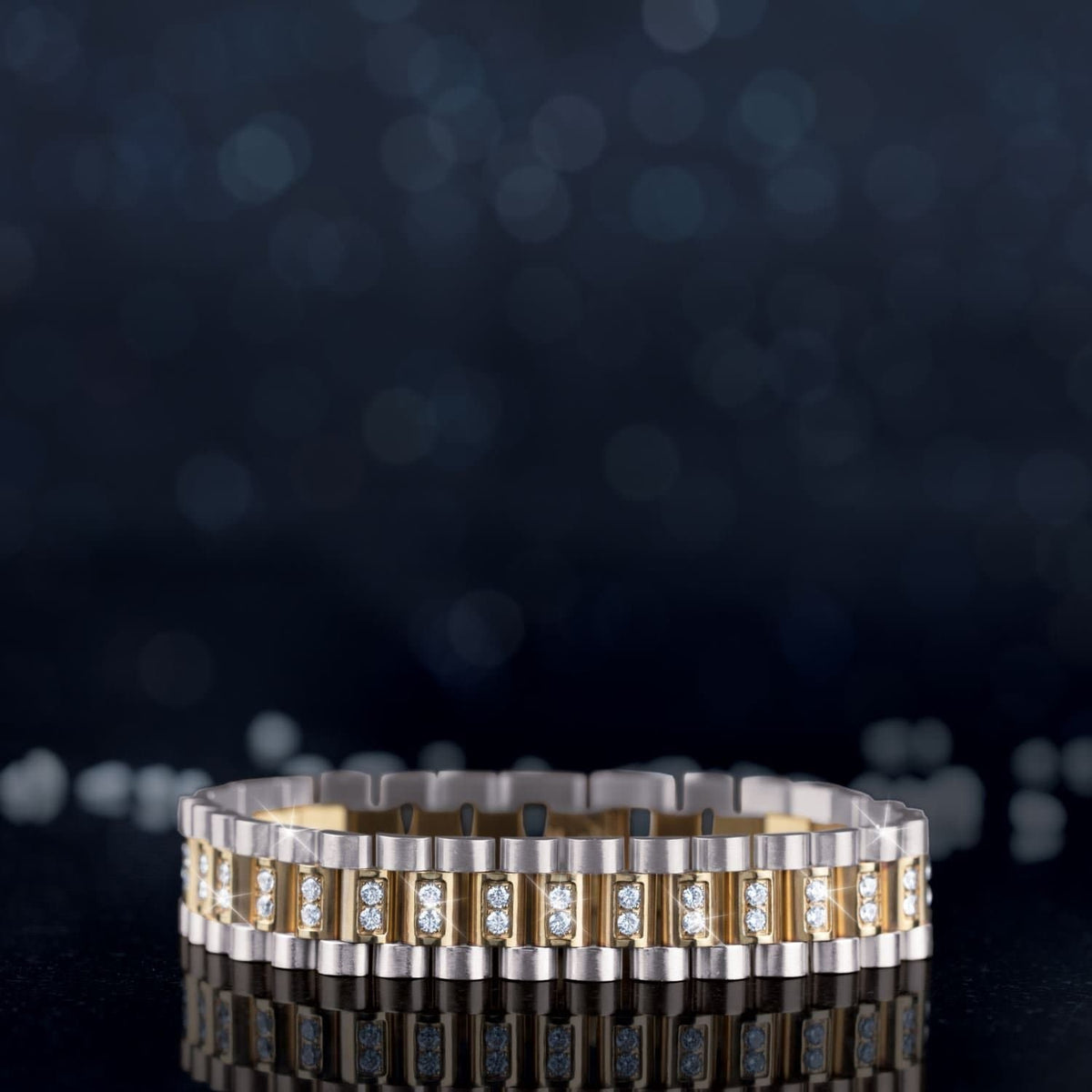Michigan Two-Tone Bracelet