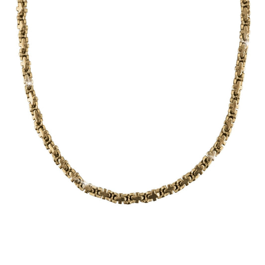 Stanford Men's Gold Necklace